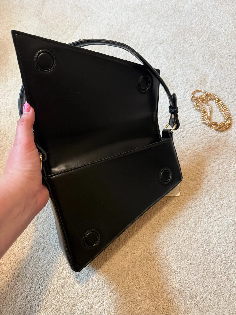 NWT Urban Expressions Asymmetrical Black Bag